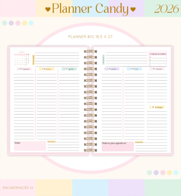 Planner Big 2026 (Lina) - Imagem 5