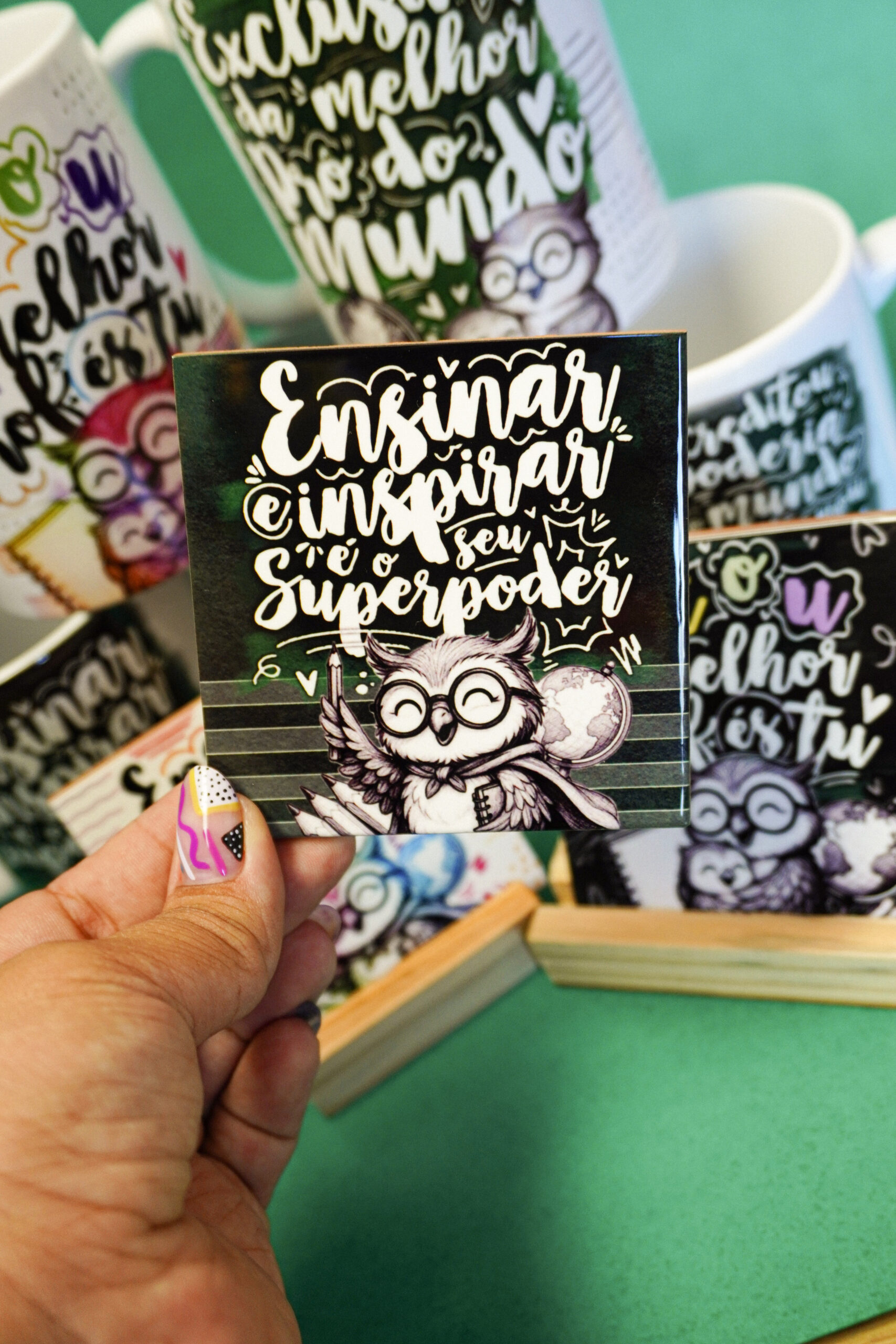 Artes para Canecas e azulejos Professores 2025 - Imagem 13