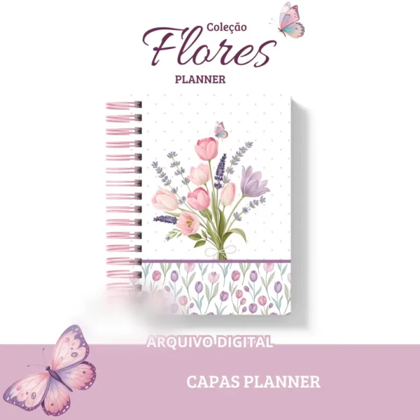 Combo Miolo + Capa Planner 2026 - Arquivo Digital - ARTES DA VIVI - Imagem 6