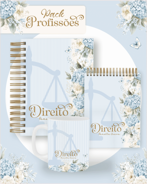 Profissões 2026: Floral Azul (Pamella) - Imagem 8
