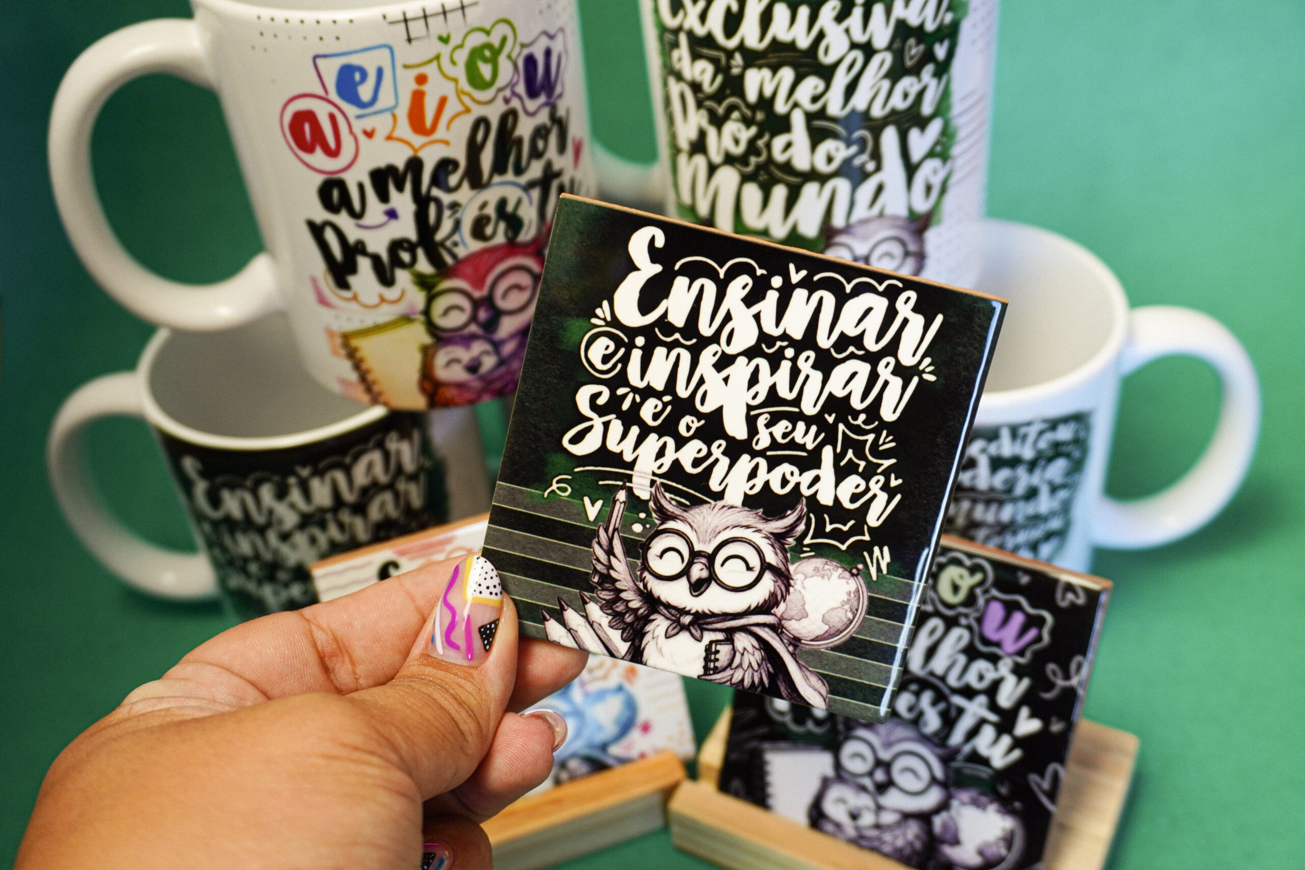 Artes para Canecas e azulejos Professores 2025 - Imagem 12