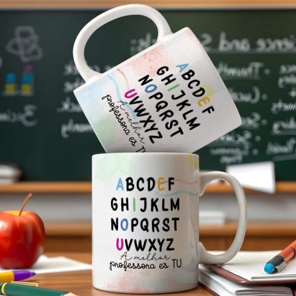 Artes Caneca Dia dos Professores 2025 - ADILSON - Imagem 6