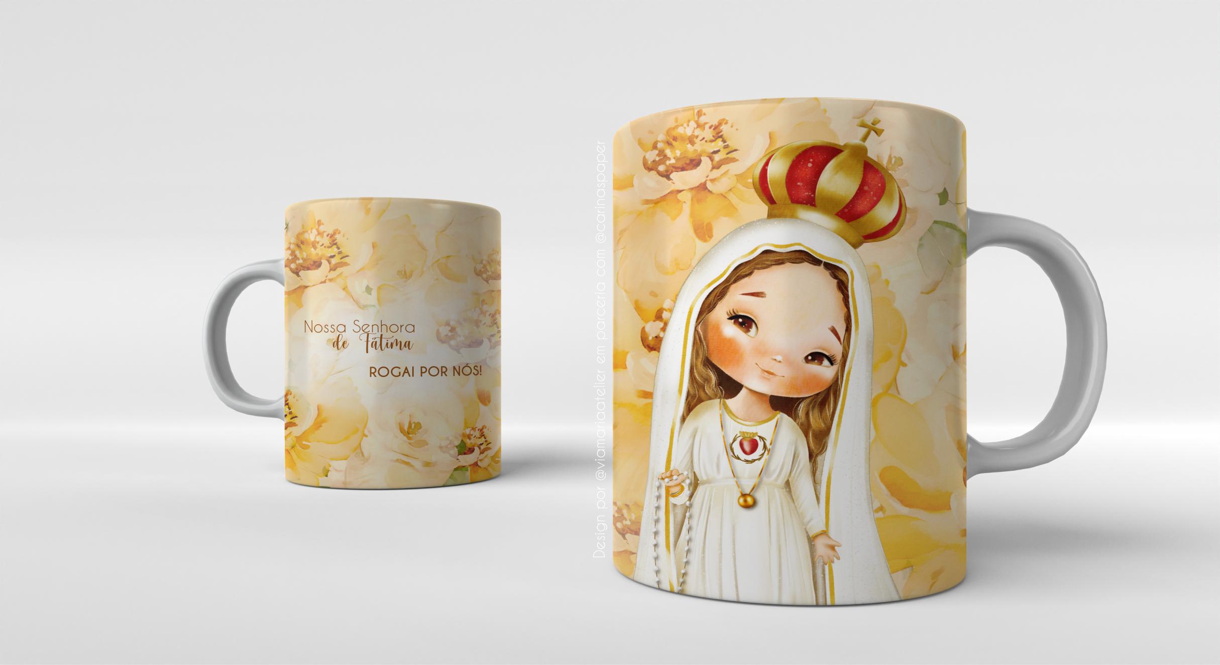 10 Artes para canecas N. Senhora de Fátima - Imagem 12