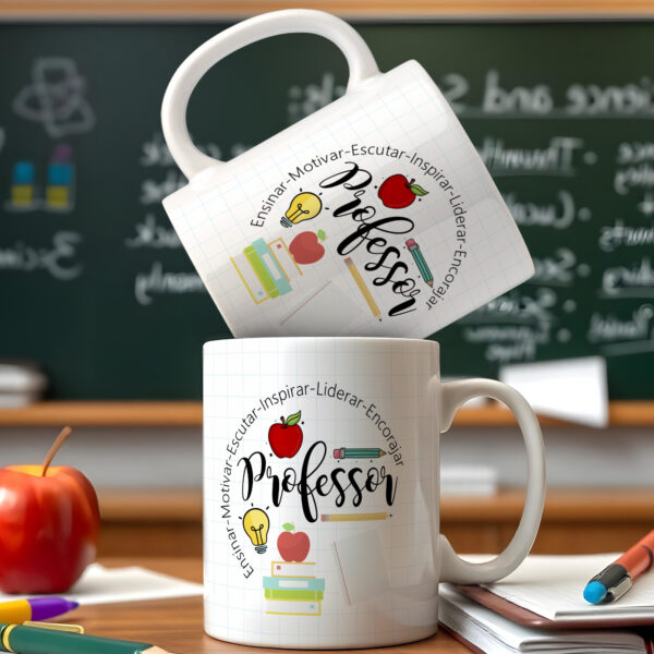 Artes Caneca Dia dos Professores 2025 - ADILSON - Imagem 8