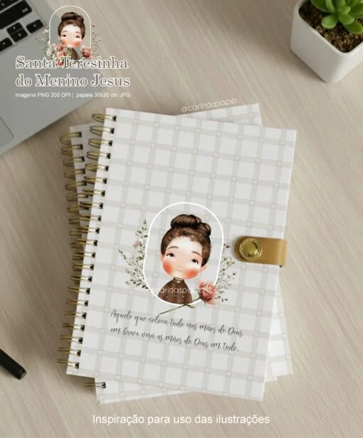 kit Digital Ilustrações Santa Teresinha 3 - Carinas - Imagem 11