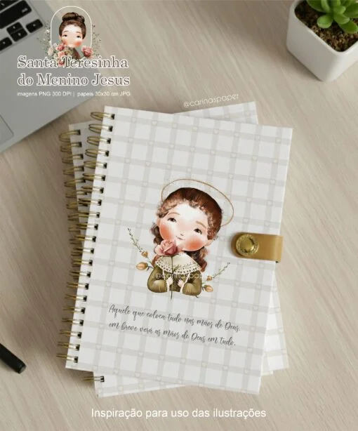 kit Digital Ilustrações Santa Teresinha 3 - Carinas - Imagem 12