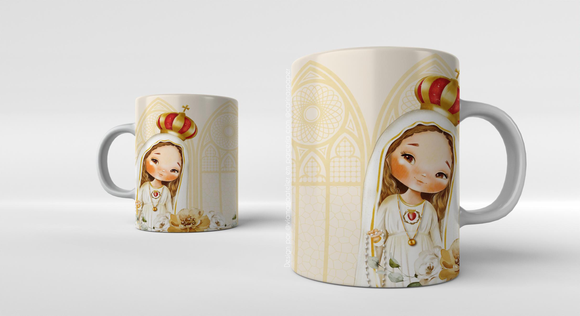10 Artes para canecas N. Senhora de Fátima - Imagem 8