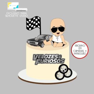 Velozes e Furiosos Toretto Baby – Topo de Bolo