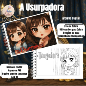 Arquivo Livro de Colorir A Usurpadora - Arte de Colorir