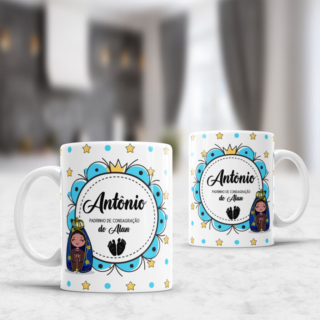 Convite Padrinhos – Arte Avulsa Caneca - Imagem 2