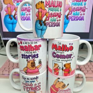 Arquivo Caneca Capivara Fitness - Canecas Criativas
