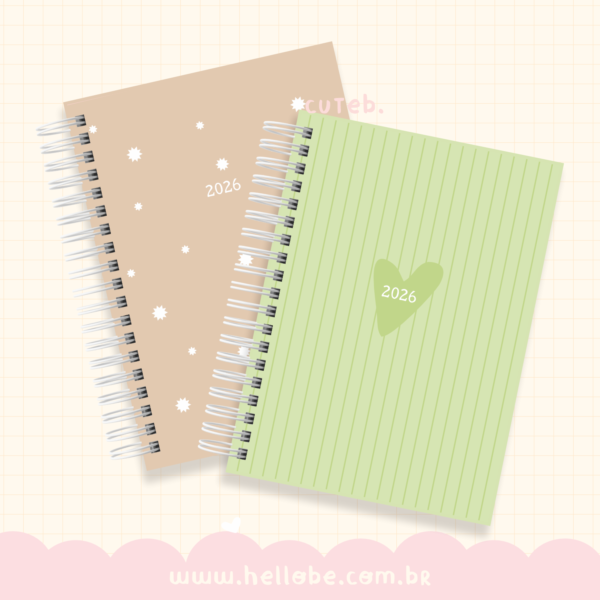 Combo Agendas 2026 (CUTE B)