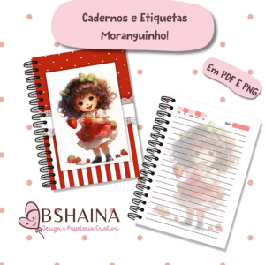 Kit Escolar Moranguinho - Bia Shaina
