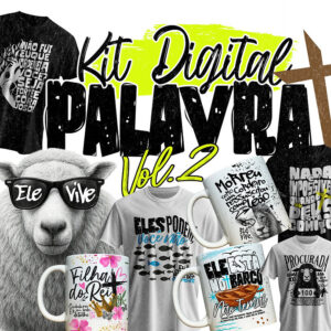 KIT DIGITAL PALAVRA VOL 2 - ABACAXI SUBLIMÁTICO