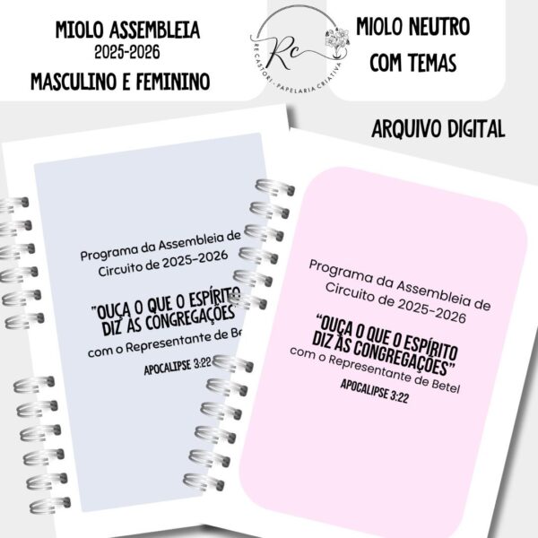 Miolo Neutro Assembeia de Circuito 2025/2026 – FEMININO E MASCULINO (Re Castori)