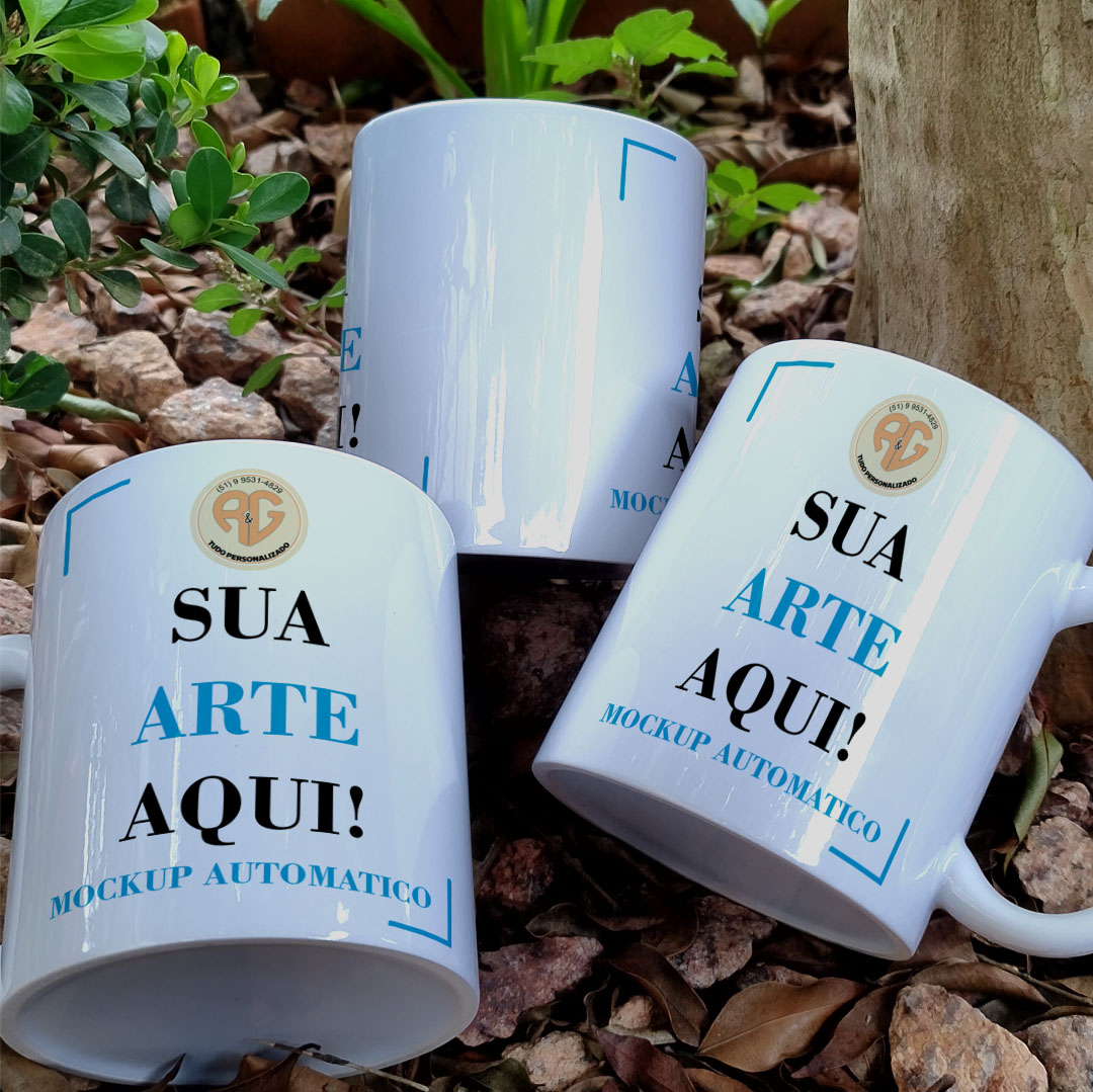 Mockup Automátizado para Caneca 1.0 - PSD