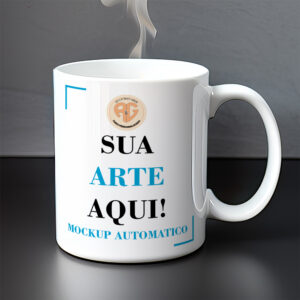 Mockup Automátizado para Caneca 10- PSD
