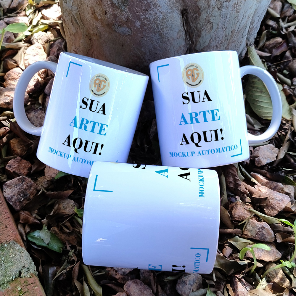 Mockup Automátizado para Caneca 2.0 -PSD