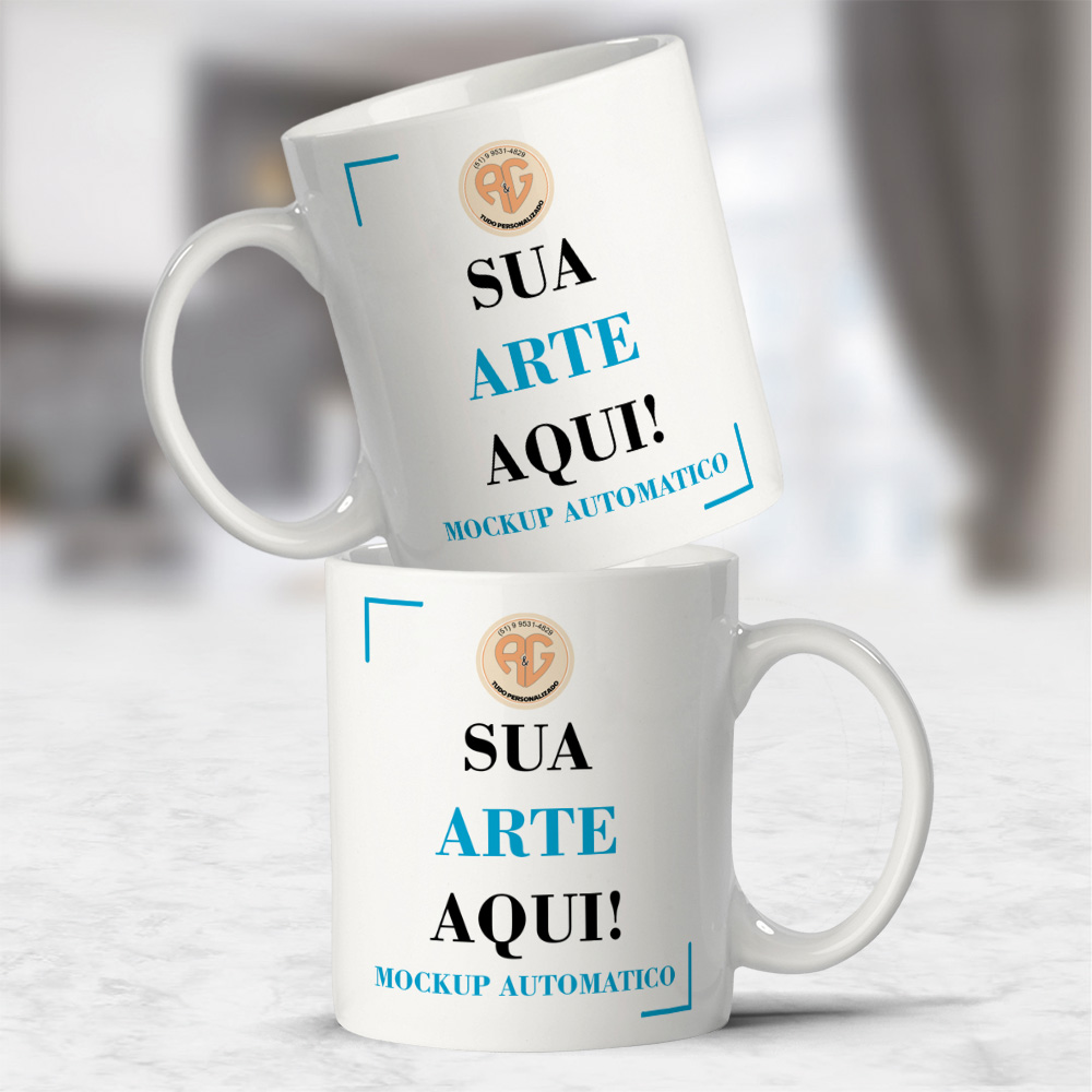 Mockup Automátizado para Caneca 3.0 -PSD