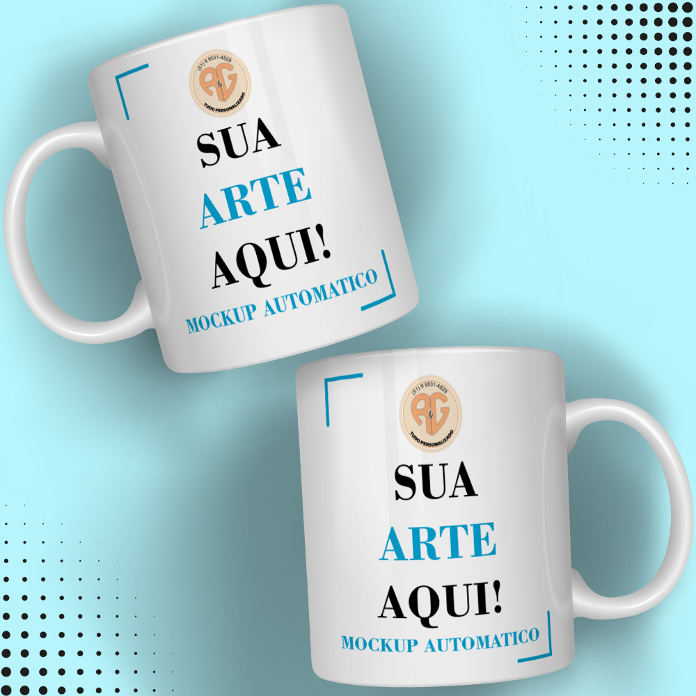 Mockup Automátizado para Caneca 4.0 - PSD