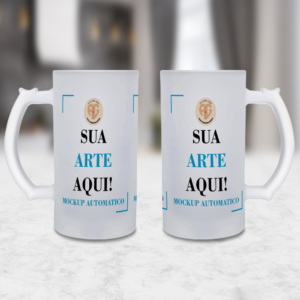 Mockup Automátizado para Caneca de Chopp - PSD