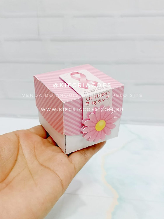 Mini Explosão Flor – Outubro Rosa (Kif) - Imagem 2