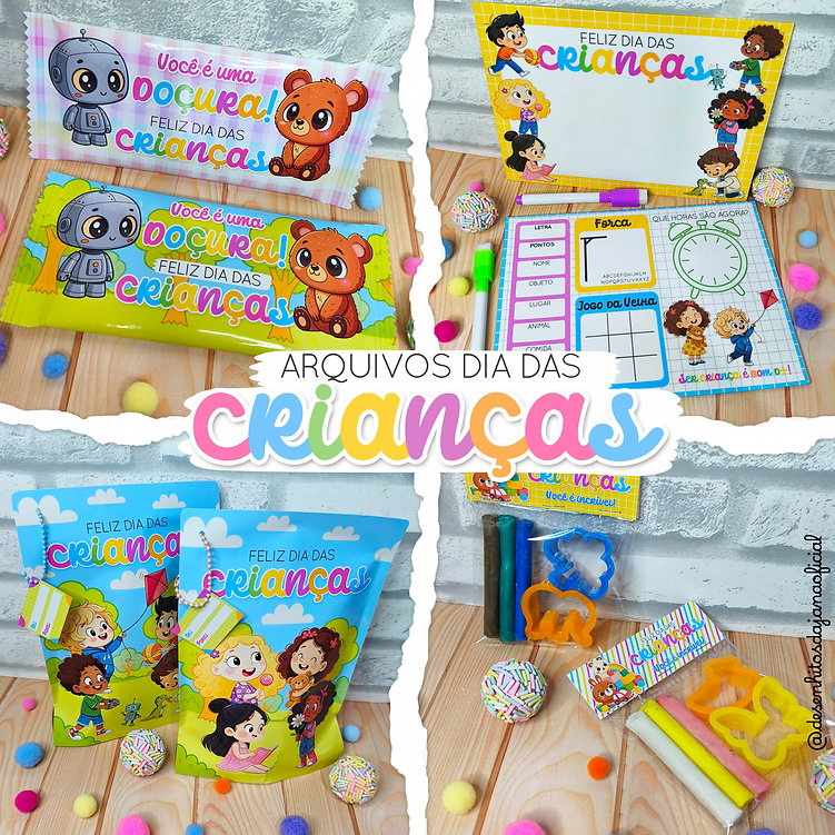 Mini Kit Dia das Crianças 2025 (Desenhitos da Jana)