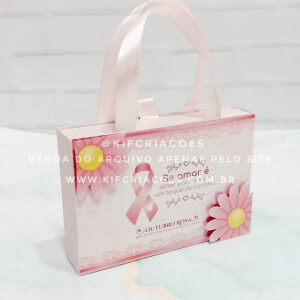 Mini Sacolinha Kit Kat – Outubro Rosa (Kif)