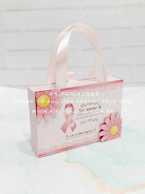 Mini Sacolinha Kit Kat – Outubro Rosa (Kif)