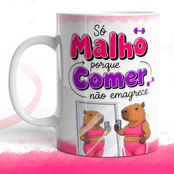 Arquivo Caneca Capivara Fitness - Canecas Criativas - Imagem 5
