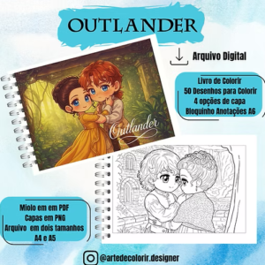 Outlander - Livro de colorir