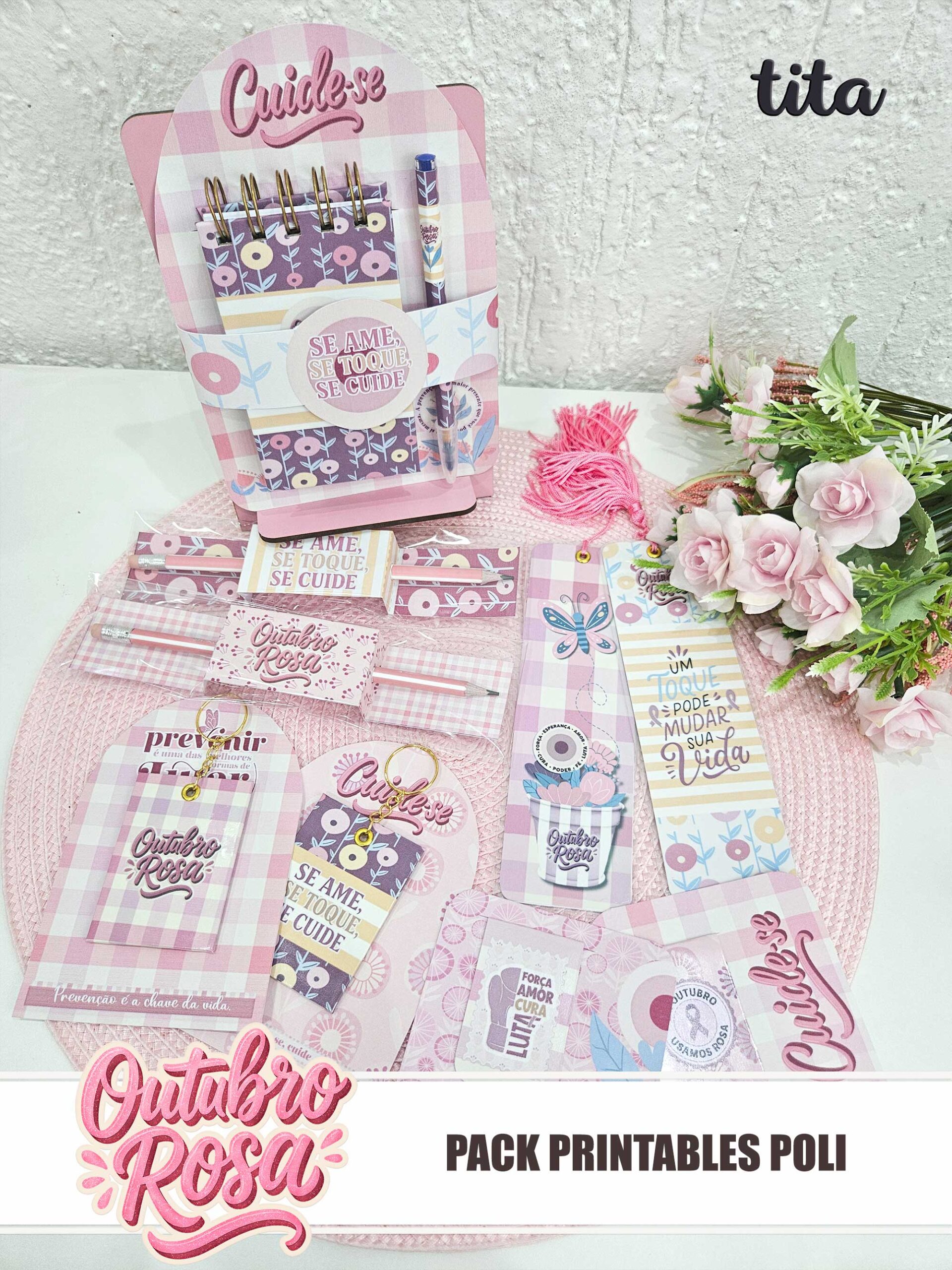 Outubro Rosa 2025 – Kit Printables 2 Polly (Tita)