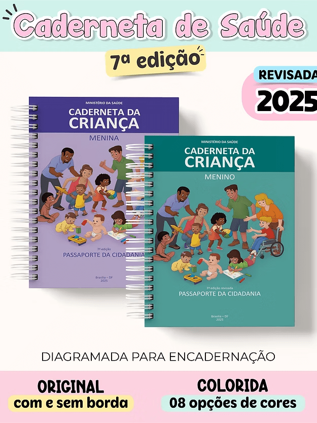 Pack Caderneta de Saúde – 7ª edição 2025 (Lina)