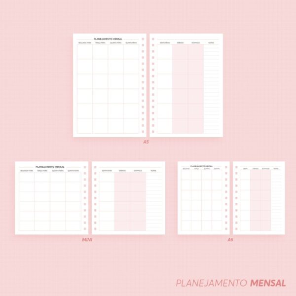SUPER COMBO – Planejador mensal 2025 (Nilmara) - Imagem 3
