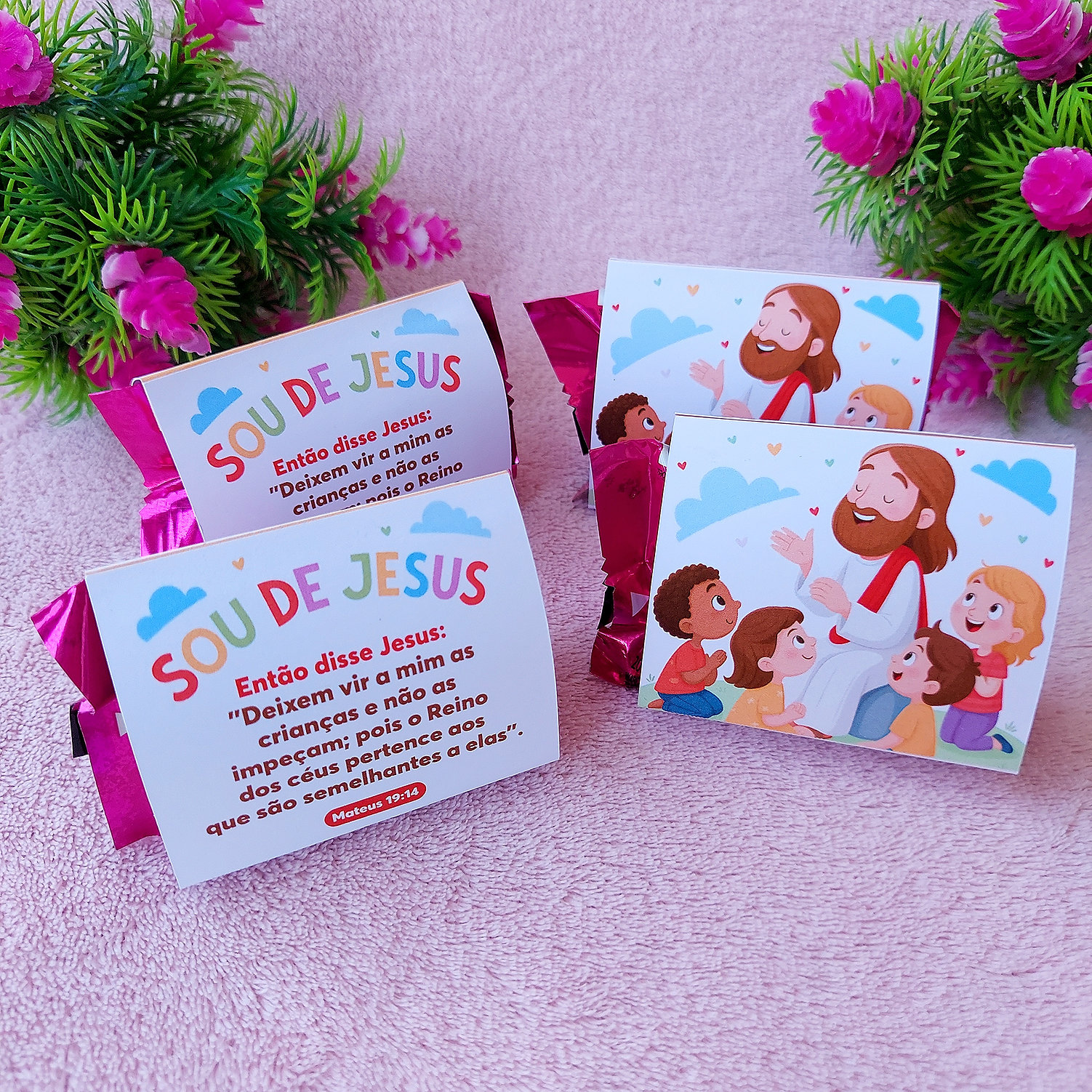 Porta Bombom Dia das Crianças – Sou de Jesus