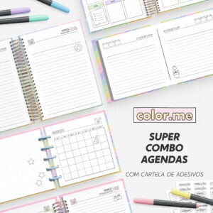 SUPER Combo Agenda para Colorir 2026 | Color.me (Nilmara)