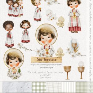 Ilustrações São Tarcísio – Kit Digital