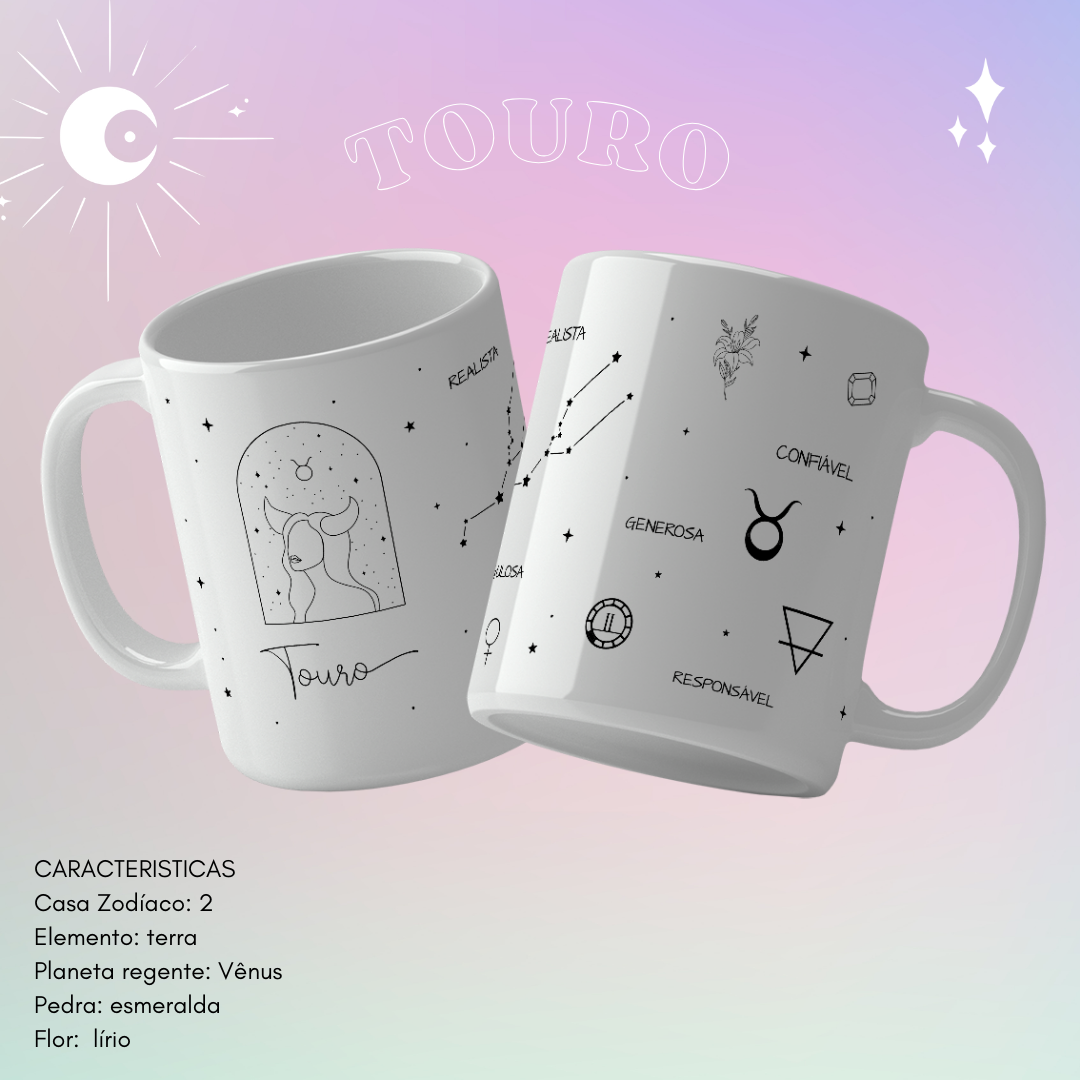 KIT Artes para Canecas- Signos - Gabriella Cravo e Canecas - Imagem 6
