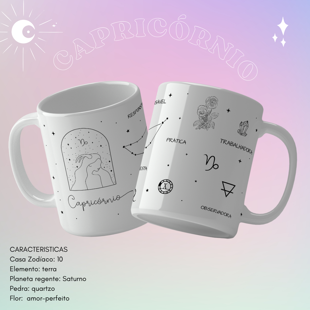KIT Artes para Canecas- Signos - Gabriella Cravo e Canecas - Imagem 3