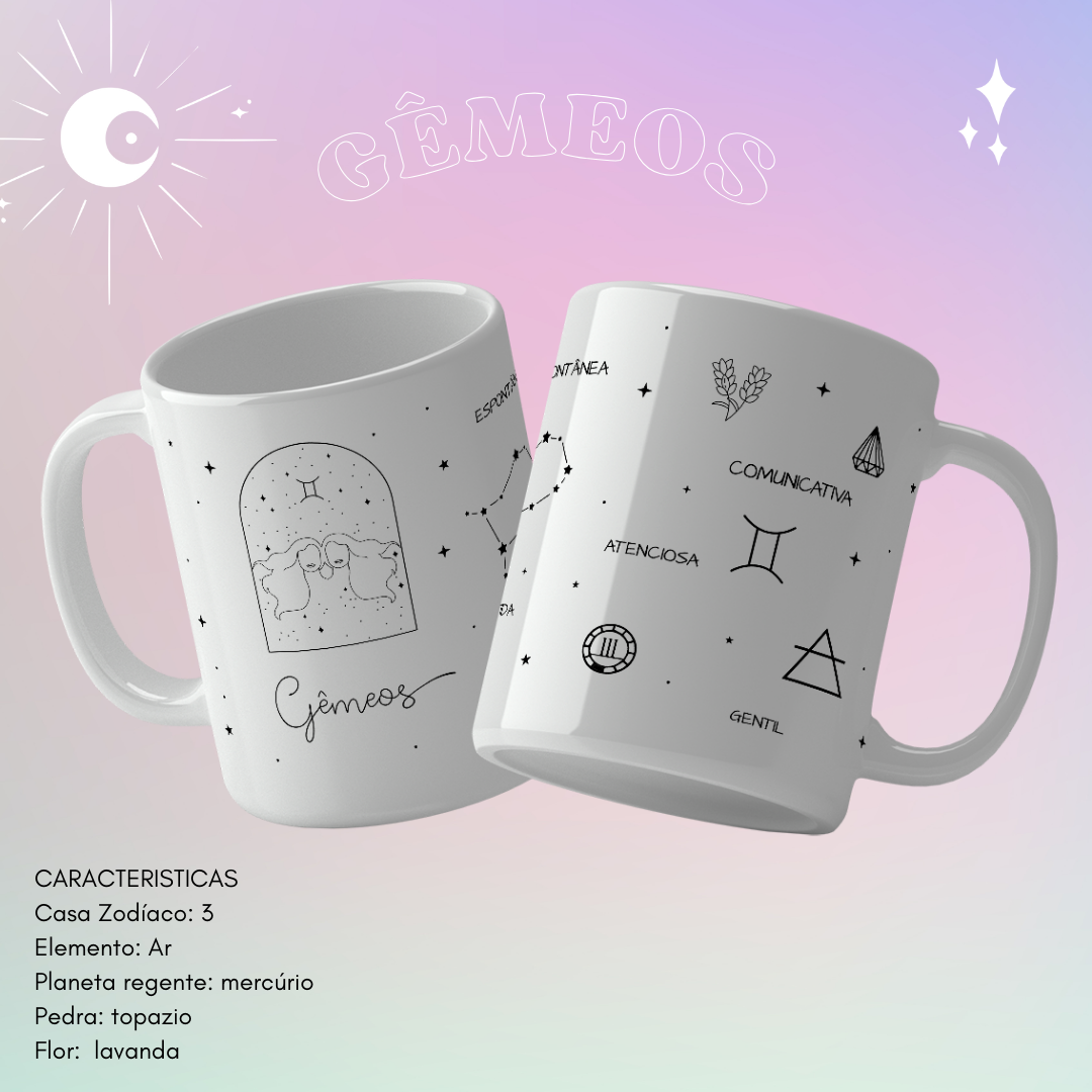 KIT Artes para Canecas- Signos - Gabriella Cravo e Canecas - Imagem 11
