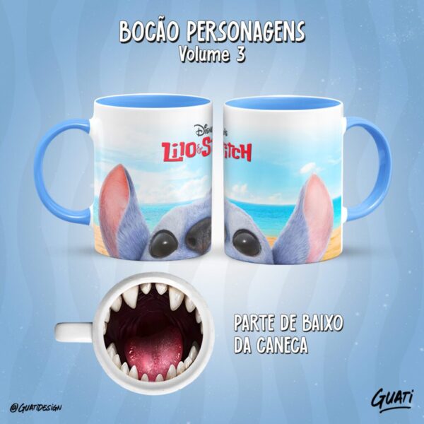 Coleção Bocão Personagens Vol 3 – Artes para Canecas