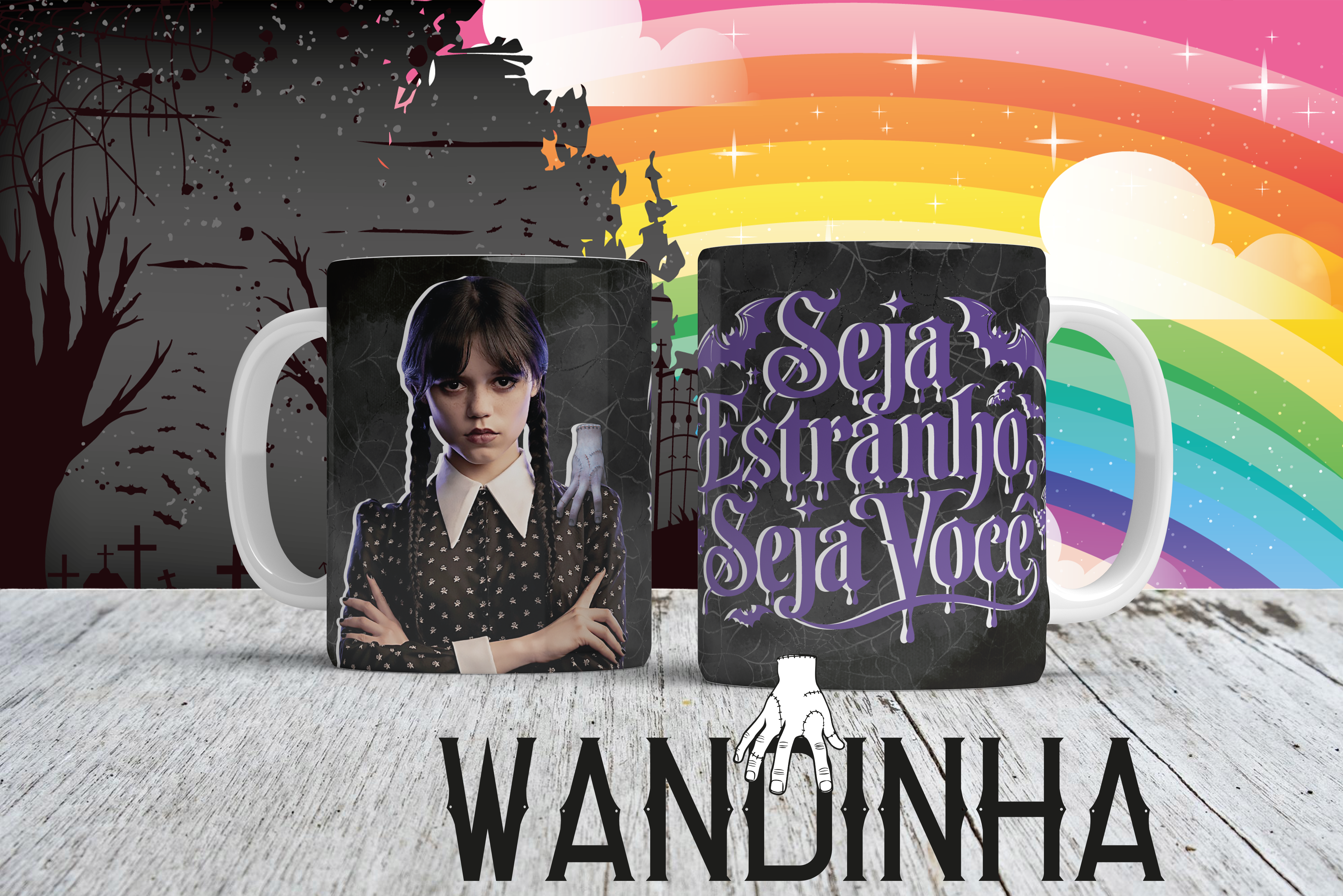 Wandinha 2025 - artes para caneca - Imagem 4