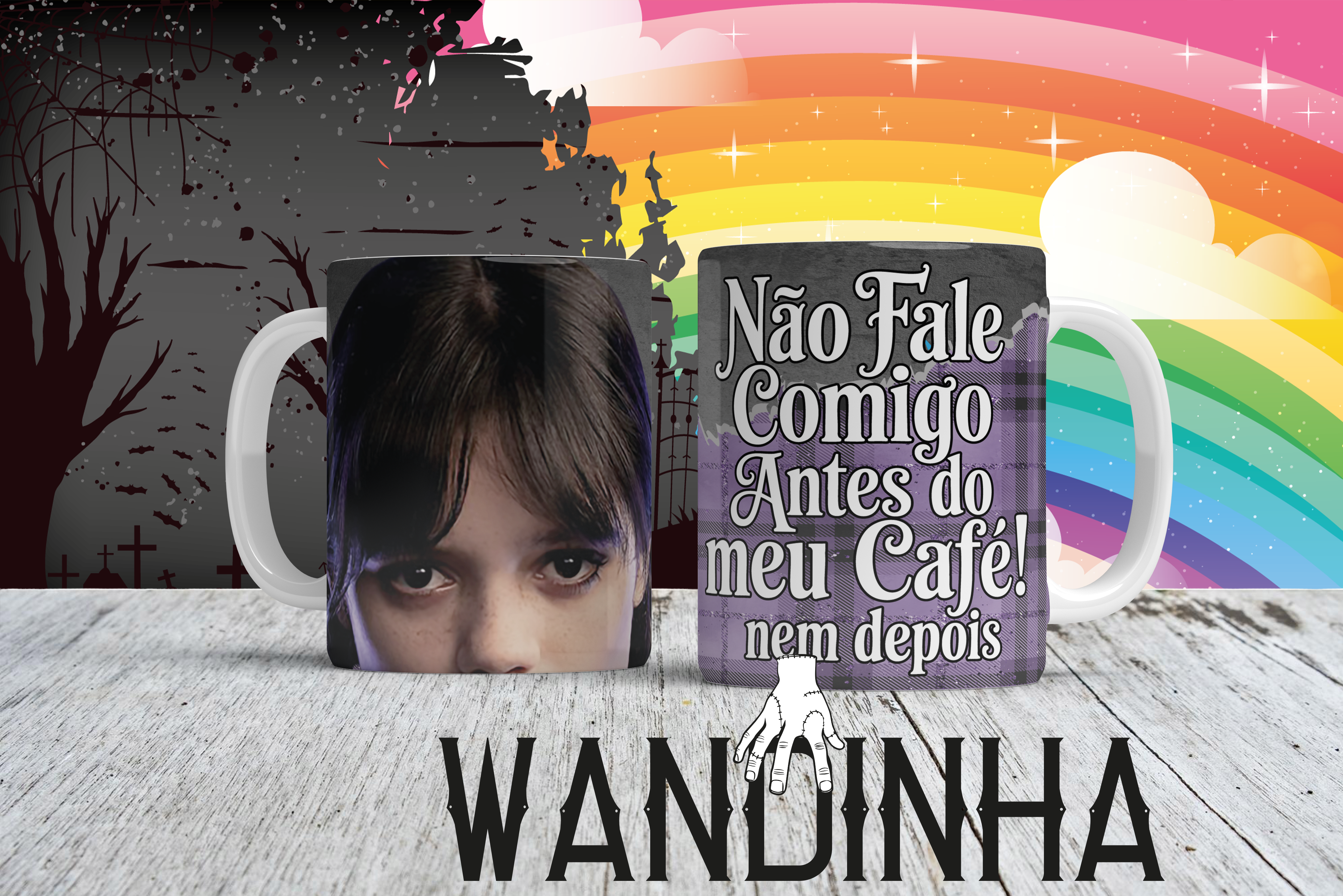 Wandinha 2025 - artes para caneca - Imagem 6