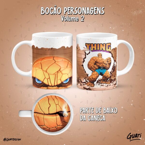 Coleção Bocão Personagens Vol 2 – Artes para Canecas - Imagem 12