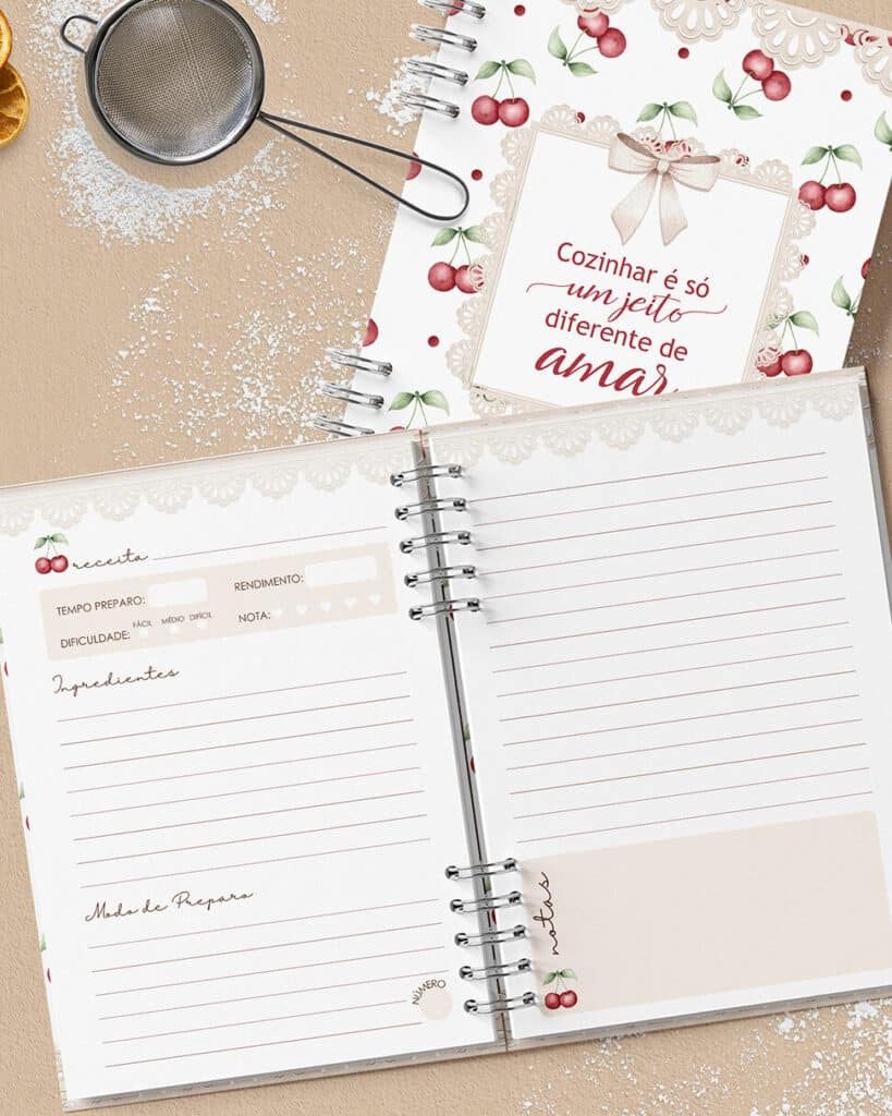 Caderno de Receitas Doce Amor (Bicho Papel) - Imagem 4