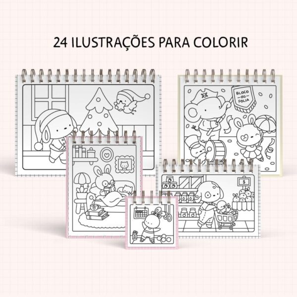 Capas e ilustrações Calendário Color.Me – Momentos + Rotinas (Nilmara) - Imagem 2