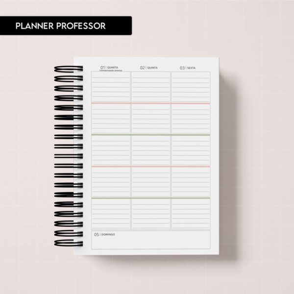 Miolo Planner Professor 2026 (Trilha do Papel) - Imagem 4