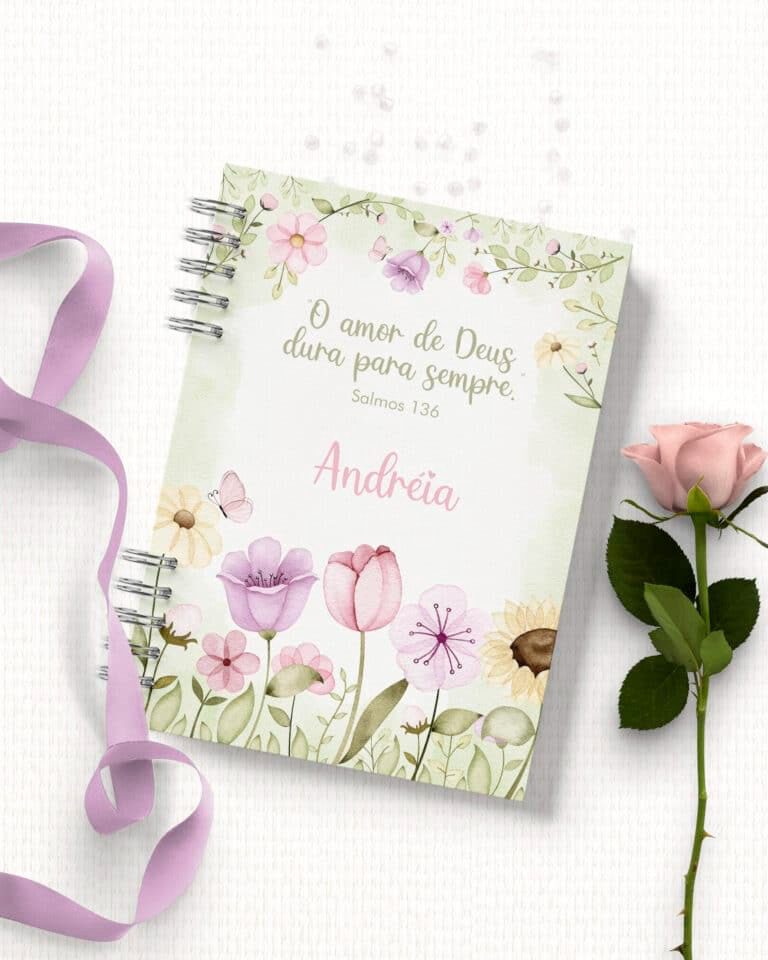 COMBO 8 Agendas 2026 e Permanente com/sem Versículo Floral (Bicho Papel) - Imagem 2