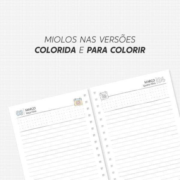 SUPER Combo Agenda para Colorir 2026 | Color.me (Nilmara) - Imagem 8