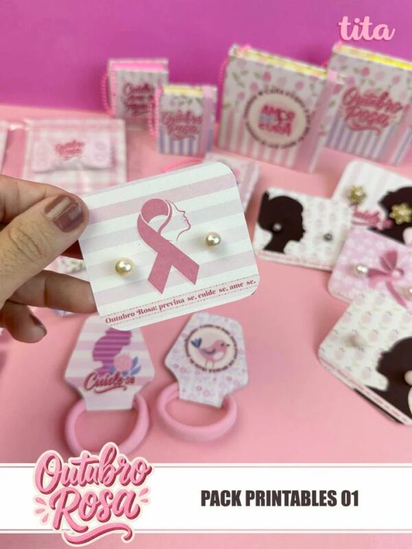 Outubro Rosa 2025 – Kit Printables 01 (Tita) - Imagem 4